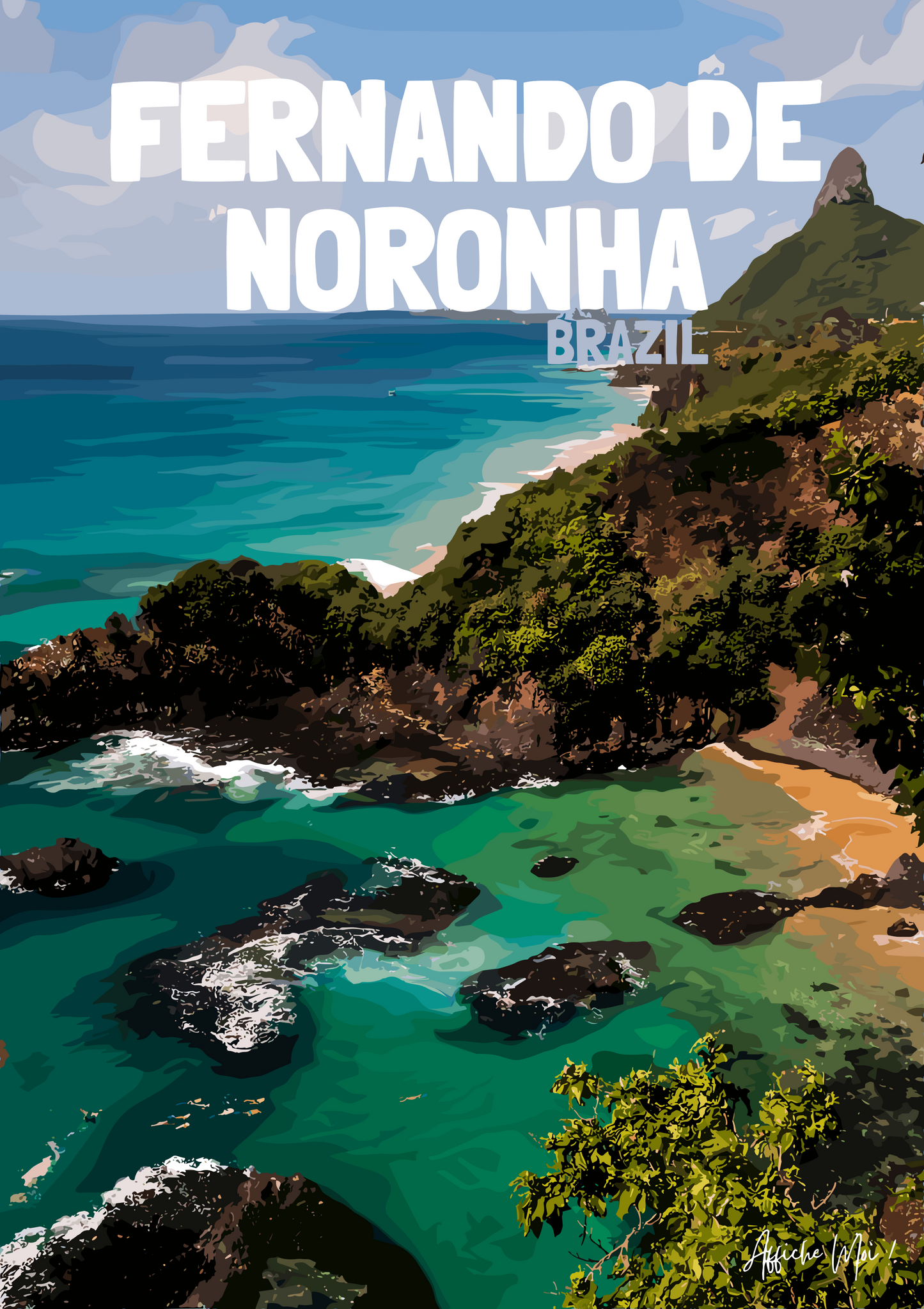 Affiche Fernando de Noronha