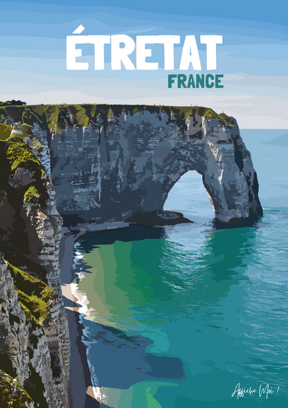 Affiche Étretat