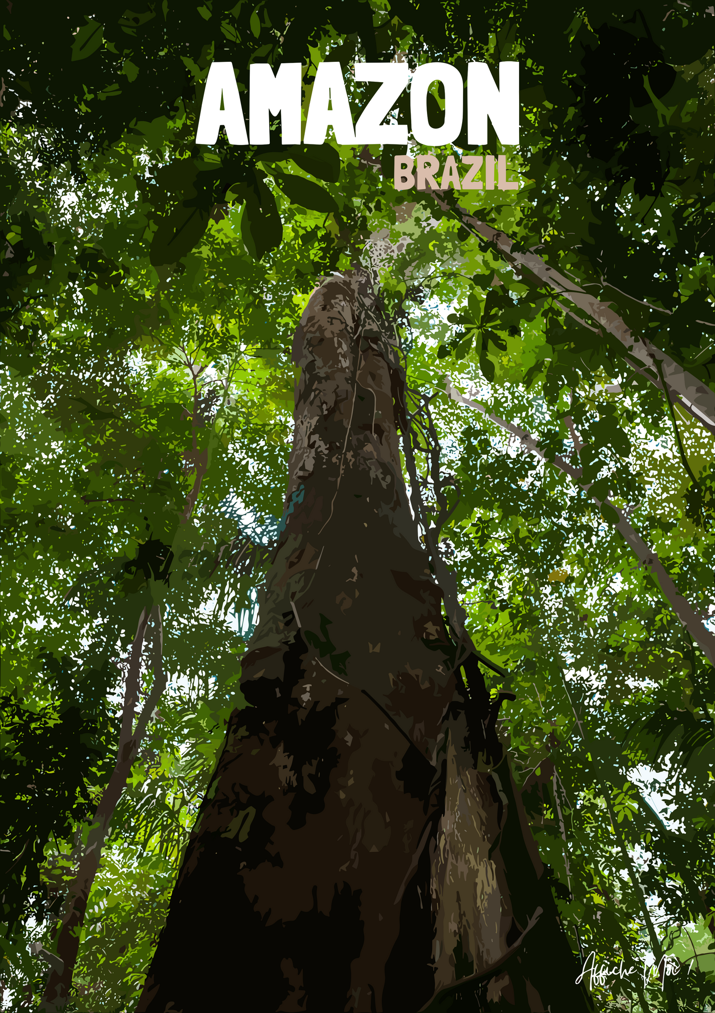 Affiche Amazonie