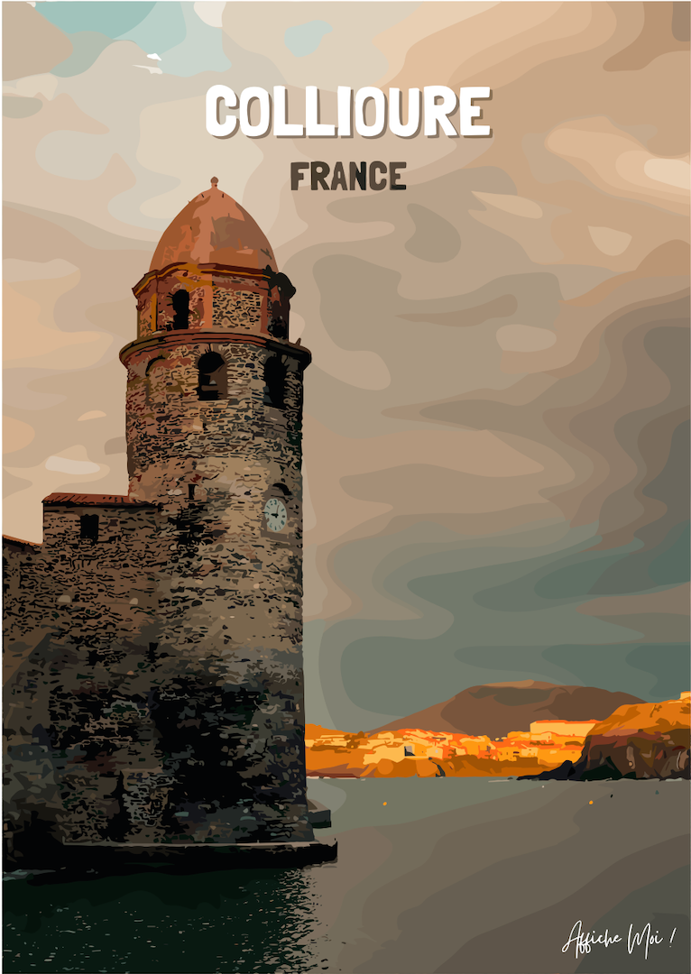 Affiche Collioure – Perle de la côte Ma boutique