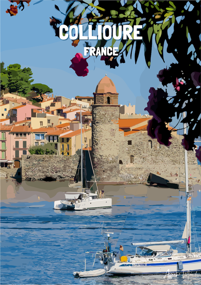 Affiche Collioure – Perle de la côte méditerranéenne Ma boutique